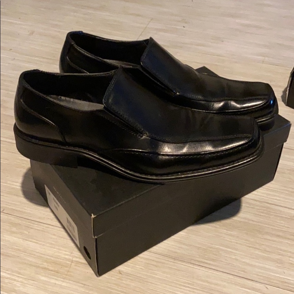 Men’s 13 Alfani Black Leather Dress Shoes